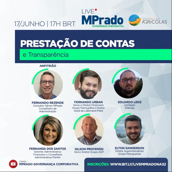 live prestação de contas